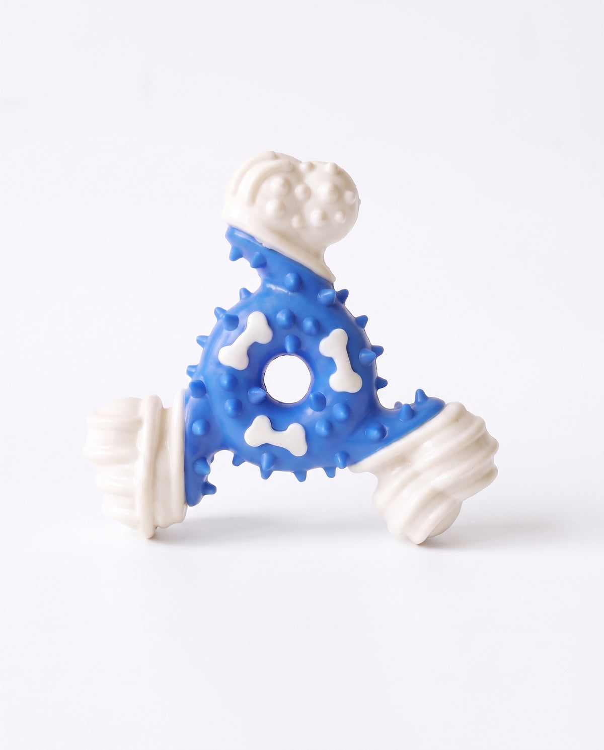 TPR-Coated Nylon Bone Chew Toy, styled in a home setting