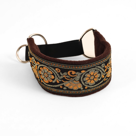 Wide Martingale Collar for Sighthounds